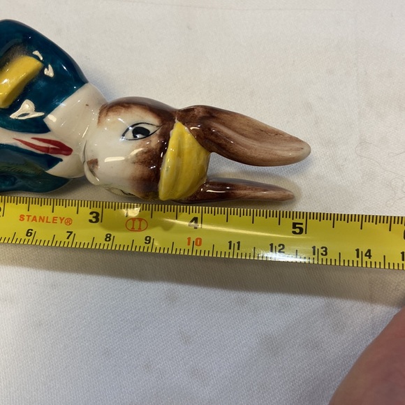 Vintage Artone England Rabbit Figurine School Boy Bunny - Picture 7 of 8